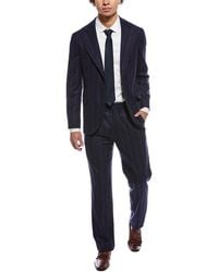 Brunello Cucinelli - 2Pc Wool, Silk, & Cashmere-Blend Suit With Pleated Pant - Lyst