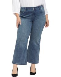 NYDJ - Plus Waist Match Relaxed Flare Jean - Lyst
