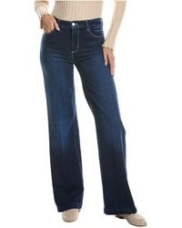 L'Agence - Clayton High-Rise Wide Leg Jean - Lyst