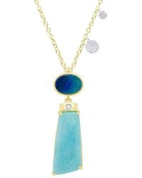 Meira T - 14K Two-Tone 6.15 Ct. Tw. Diamond & Gemstone Necklace - Lyst