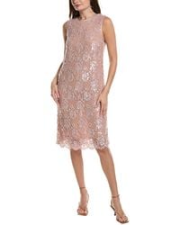 Michael Kors - Lace Silk-Lined Sheath Dress - Lyst