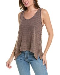 Project Social T - Runaway Sweater Stripe Washed Tank - Lyst