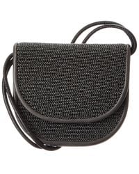 Brunello Cucinelli - Monili Bead Leather Shoulder Bag - Lyst