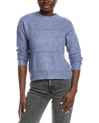 Autumn Cashmere - Honeycomb Cashmere & Silk-Blend Sweater - Lyst