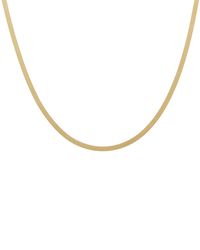 Italian Gold - 10K 2.15Mm Herringbone Necklace - Lyst