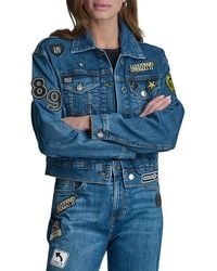 DKNY - 1989 Pins & Patches Tribeca Wash Jacket - Lyst