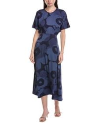 Marimekko - Helea Akvarelli Unikko Midi Dress - Lyst