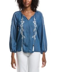 Nanette Lepore - Embroidered Blouse - Lyst