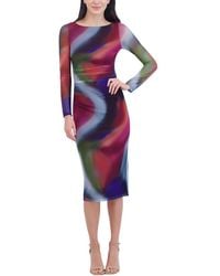 Vince Camuto - Long Sleeve Maxi Dress - Lyst