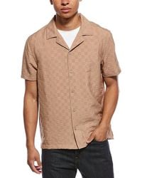 Scotch & Soda - Solid Camp Shirt - Lyst