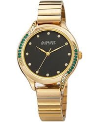 August Steiner - Quartz Green Dial Watch - Lyst