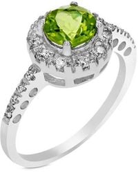 Amairah - 0.65 Ct. Tw. Peridot Cz Ring - Lyst