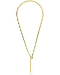 Rivka Friedman - 18K Plated Cz Necklace - Lyst