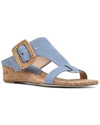 Donald J Pliner - Vine Leather Slide - Lyst