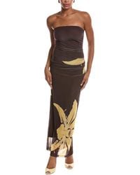 Bardot - Ciera Strapless Mesh Maxi Dress - Lyst