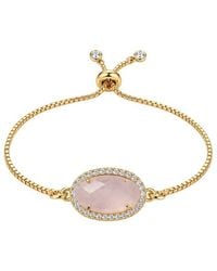 Liv Oliver - 18K Rose Plated 24.25 Ct. Tw. Quartz Cz Bracelet - Lyst