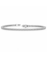 Lab Grown Diamonds - 14K 1.02 Ct. Tw. Lab-Grown Diamond Tennis Bracelet - Lyst