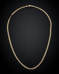 Italian Gold - 14k Mariner Link Necklace - Lyst