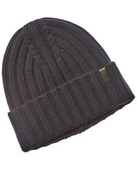 Vince - Basic Chunky Rib Wool & Cashmere-Blend Beanie - Lyst