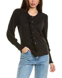 Goldie - Ruffle Placket Top - Lyst