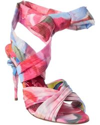 Christian Louboutin - Affabula Lace Up 100 Sandal - Lyst