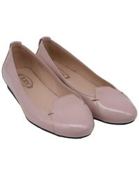 Tod's - Patent Leather Round-Toe Ballet Flat (Authentic Pre-Loved) - Lyst