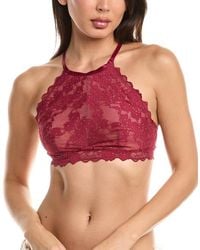 Hanro - Anais Lace Halter Neck Bralette - Lyst