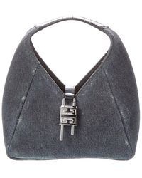 Givenchy - G-lock Mini Denim Hobo Bag - Lyst