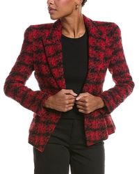 L'Agence - Kaisley Wool-Blend Blazer - Lyst