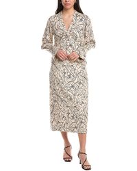 Jonathan Simkhai - Lee Linen-Blend Midi Dress - Lyst