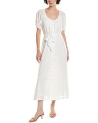 REVERIEE - Midi Shirtdress - Lyst
