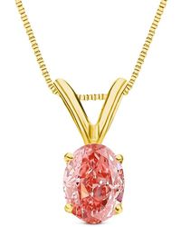 Amairah - 14K 2.00 Ct. Tw. Lab-Grown Diamond Solitaire Pendant Necklace - Lyst