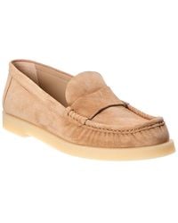 Stuart Weitzman - Blake Suede Loafer - Lyst