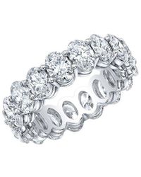 Forever Creations Signature - Forever Creations 14k 8.00 Ct. Tw. Lab Grown Diamond Eternity Ring - Lyst