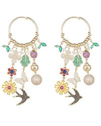 Eye Candy LA - The Luxe Collection Cz June Statement Earrings - Lyst
