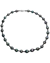 Belpearl - 14k Black Spinel & 9-11mm Tahitian Pearl Necklace - Lyst