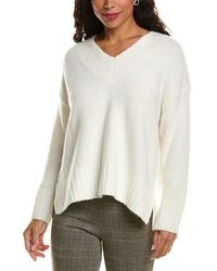 LaBiz - Wool & Alpaca-blend V-neck Sweater - Lyst