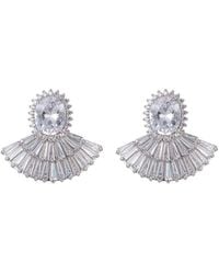 Eye Candy LA - Cindy Cz Crystal Drop Earring - Lyst