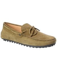 Tod's - City Gommino Suede Loafer - Lyst
