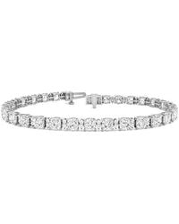 Lab Grown Diamonds - 14K 11.22 Ct. Tw. Lab-Grown Diamond Tennis Bracelet - Lyst