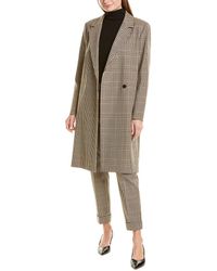 Lafayette 148 New York Emmalyse Linen-blend Coat - Natural