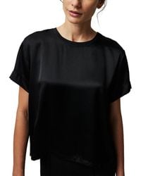 ATM - Silk Charmeuse Boy T-shirt - Lyst