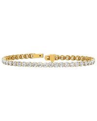 Lab Grown Diamonds - 14K 9.04 Ct. Tw. Lab-Grown Diamond Tennis Bracelet - Lyst