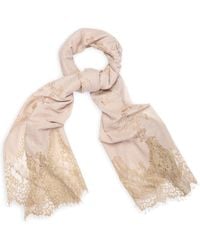 Saachi - Lace Shimmer Scarf - Lyst