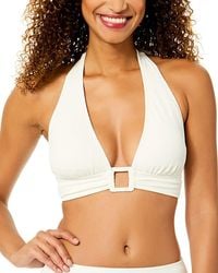 Anne Cole - Halter Tie Back Neck Top - Lyst