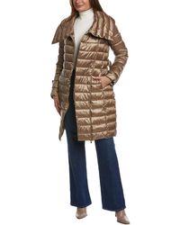 Via Spiga - Asymmetrical Belted Puffer Coat - Lyst