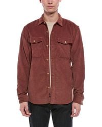 Faherty - Stretch Terry Corduroy Workshirt - Lyst