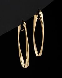 Italian Gold - 14k Hoops - Lyst