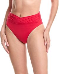 Sea Level - Essentials Wrap High-Waist Bikini Bottom - Lyst