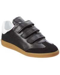 Isabel Marant - Toile Beth Leather And Suede Sneakers - Lyst